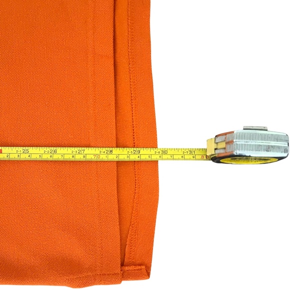 Lacoste Mens Short Sleeve Orange Polo Shirt Size 7 XXL Casual Classic Fit Preppy - Picture 6 of 9